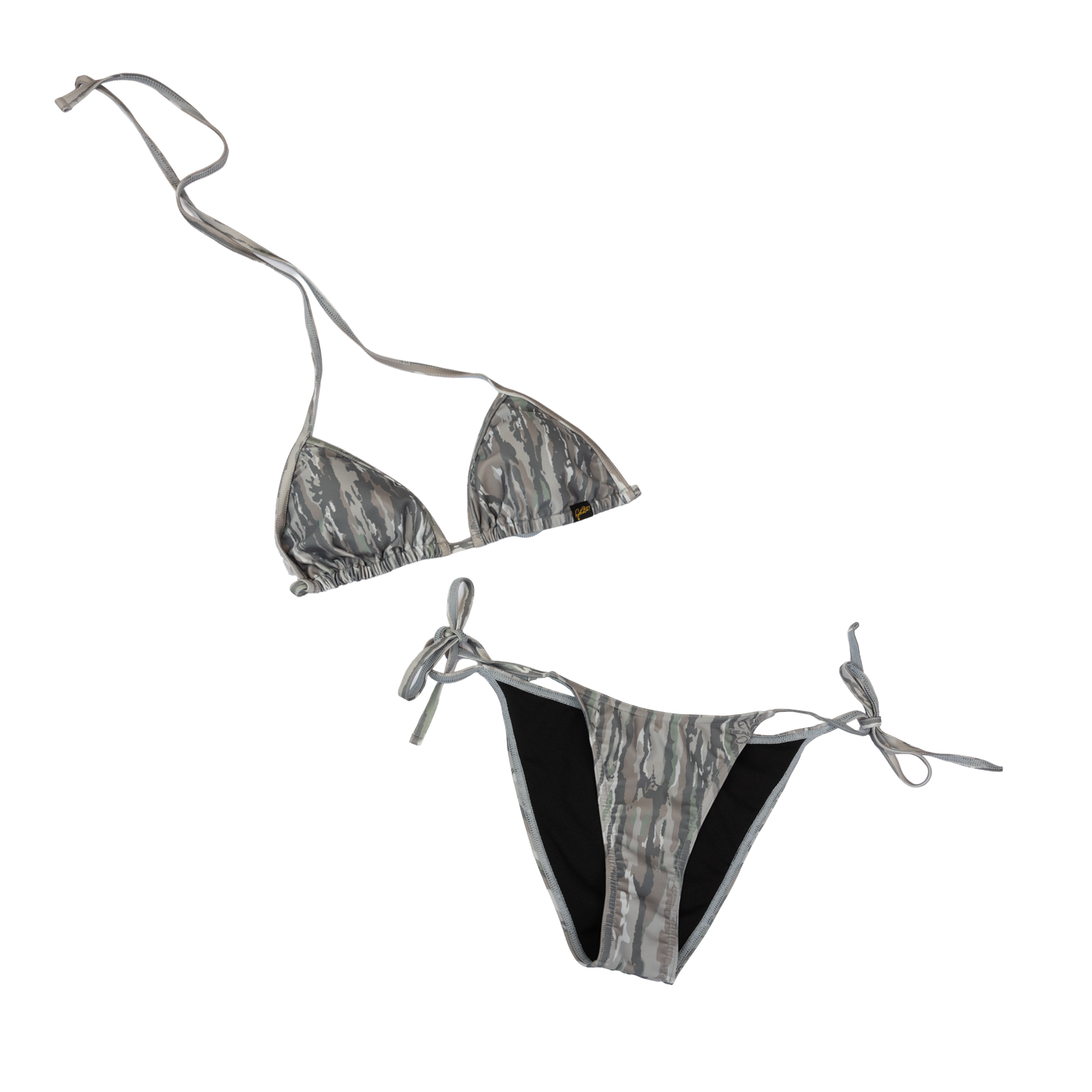 Camo bikini top and bottom