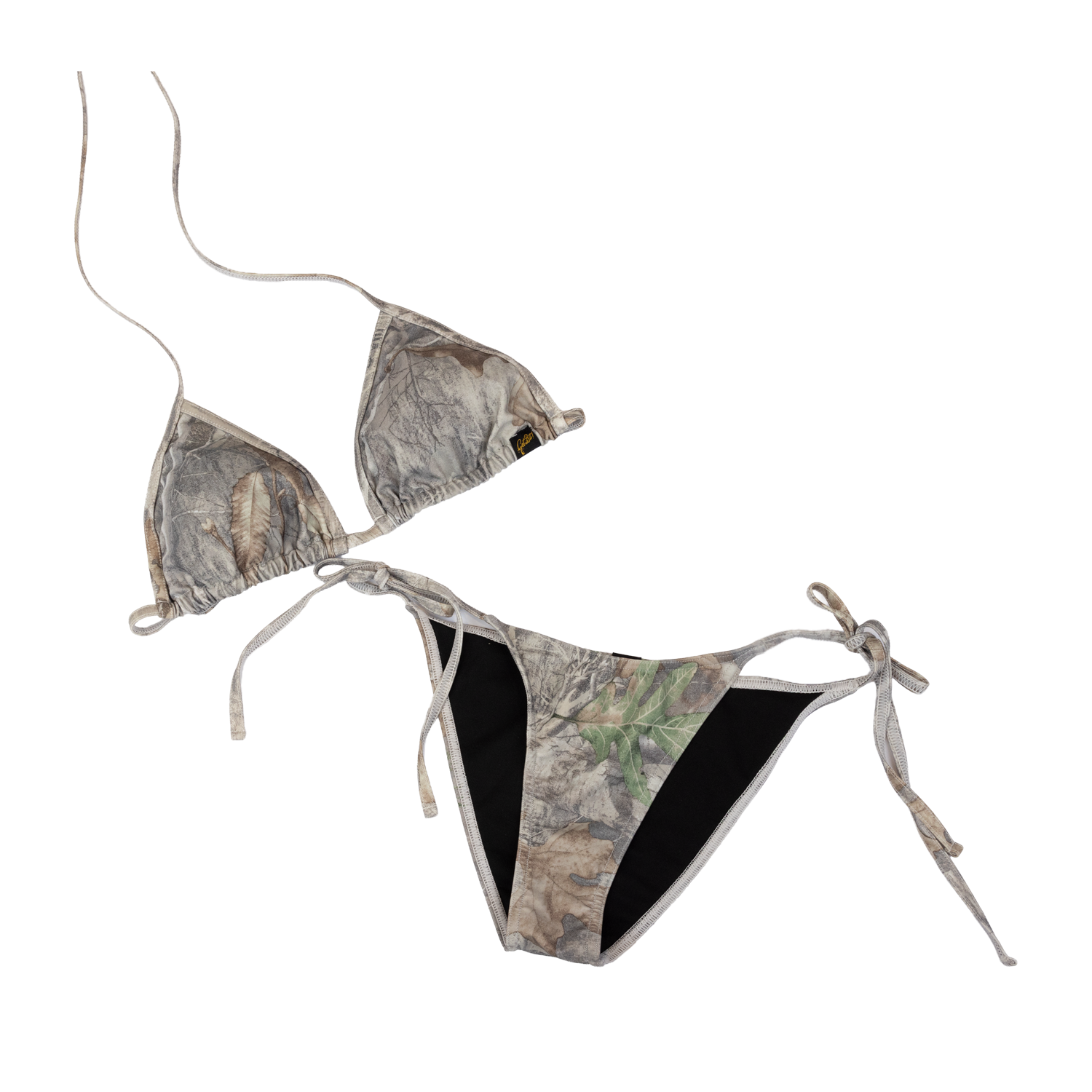 Camo bikini top and bottom