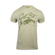 Light olive shirt with "GET BIT!" logo on front