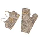 Camo sports bra and leggings side by side