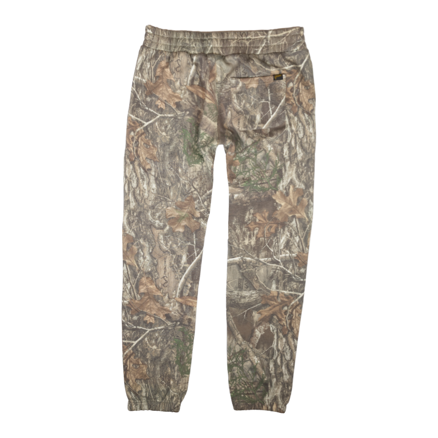 Camouflage pants on a white background