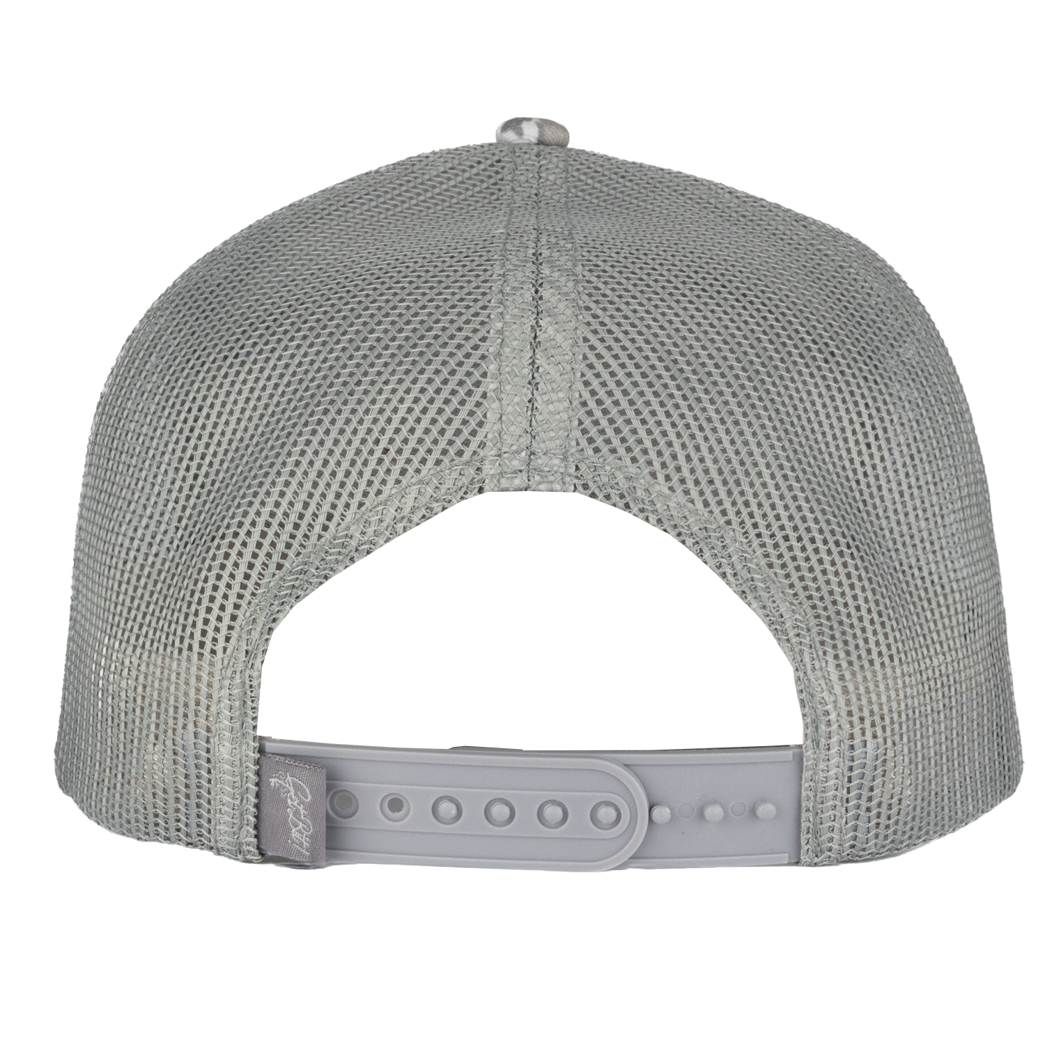 rear view of meshback cap
