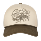 Natural/Olive hat with get bit logo