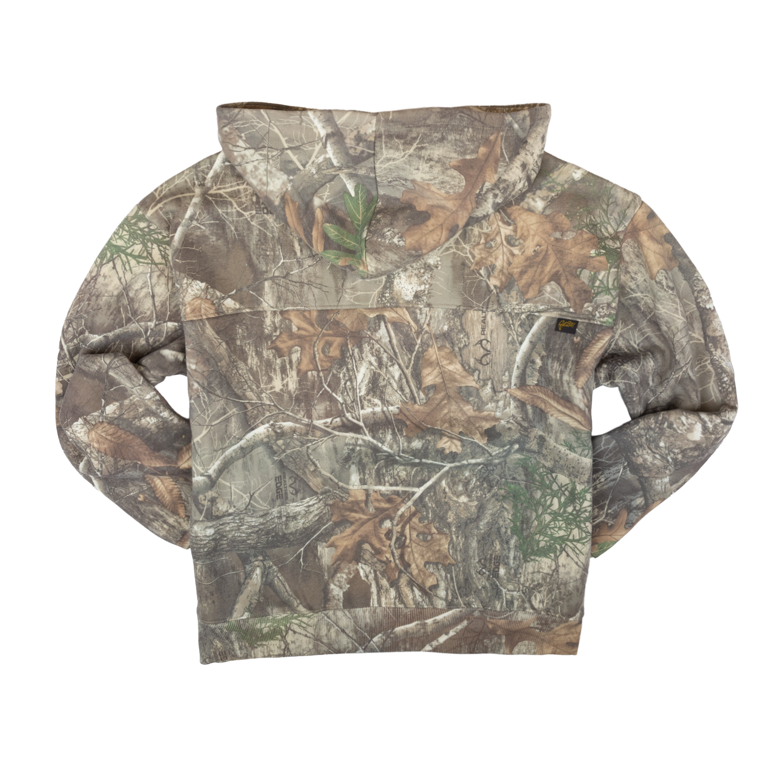 Camouflage hoodie on a white background